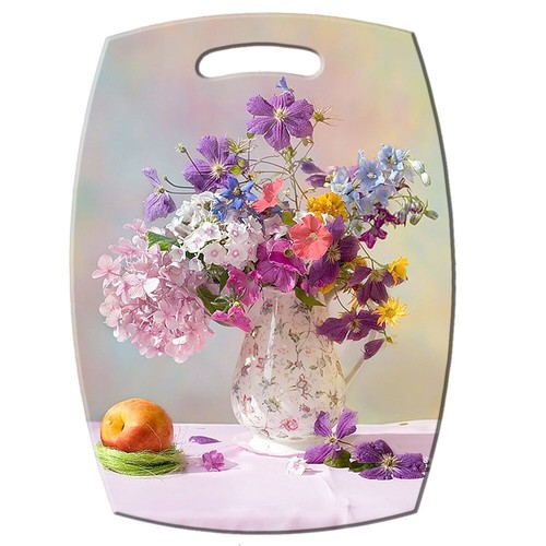 Wild flowers purple kitchen - purple,