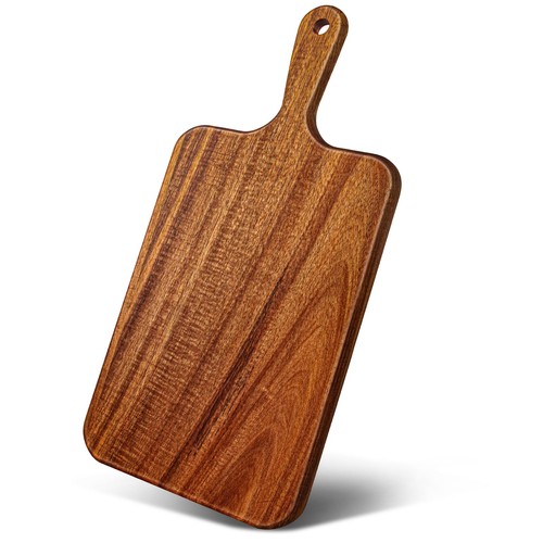 Wood cutting board - cutting, handle