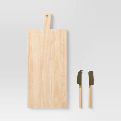 3pc rubberwood - 19.35"x8",