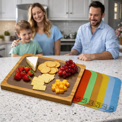 Bamboo wood cutting board - wood,